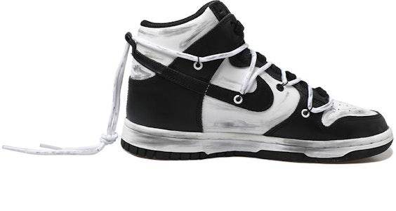 (W) 나이키 덩크 하이 '판다 레트로 크로스 블랙 화이트' (커스텀) DD1869-103(Team拾玖-高帮十字女S-BOX) Order (W) 나이키 덩크 하이 '판다 레트로 크로스 블랙 화이트' (커스텀) DD1869-103(Team拾玖-高帮十字女S-BOX)