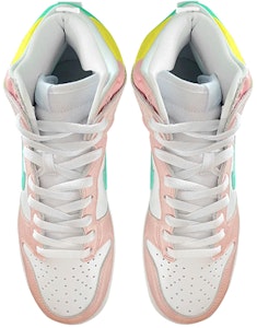 【定制球鞋】Nike Dunk High 戀愛巷 噴繪 高幫 板鞋 女款 粉藍 Shop 【定制球鞋】Nike Dunk High 戀愛巷 噴繪 高幫 板鞋 女款 粉藍