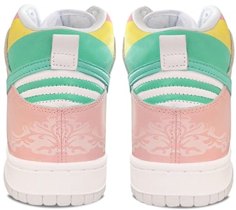 【定制球鞋】Nike Dunk High 戀愛巷 噴繪 高幫 板鞋 女款 粉藍 Purchase 【定制球鞋】Nike Dunk High 戀愛巷 噴繪 高幫 板鞋 女款 粉藍