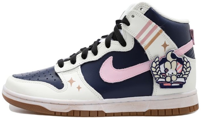 【訂製球鞋】 Nike Dunk High 小兔 少女 白藍 勛章 做舊 高幫 板鞋 女款 粉色 Buy 【訂製球鞋】 Nike Dunk High 小兔 少女 白藍 勛章 做舊 高幫 板鞋 女款 粉色