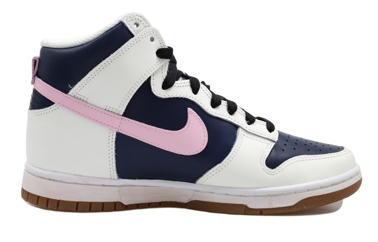 Order 【訂製球鞋】 Nike Dunk High 小兔 少女 白藍 勛章 做舊 高幫 板鞋 女款 粉色