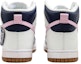Shop 【訂製球鞋】 Nike Dunk High 小兔 少女 白藍 勛章 做舊 高幫 板鞋 女款 粉色