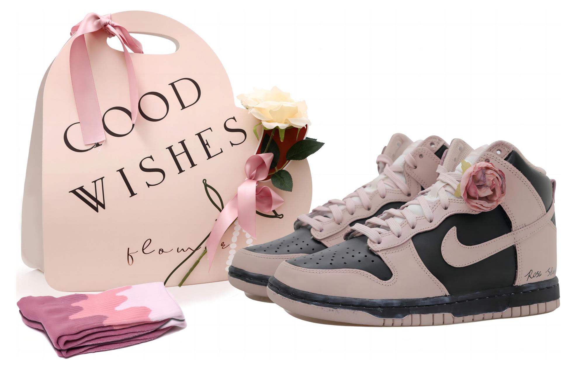 [Custom Shoes] (Women) Nike Dunk High 'Pink Rose Aged' DD1869-003-465878