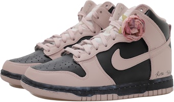 【客製球鞋】 Nike Dunk High pink OKHR 玫瑰 復古化 磨損 高筒 板鞋 女款 黑粉 Shop 【客製球鞋】 Nike Dunk High pink OKHR 玫瑰 復古化 磨損 高筒 板鞋 女款 黑粉