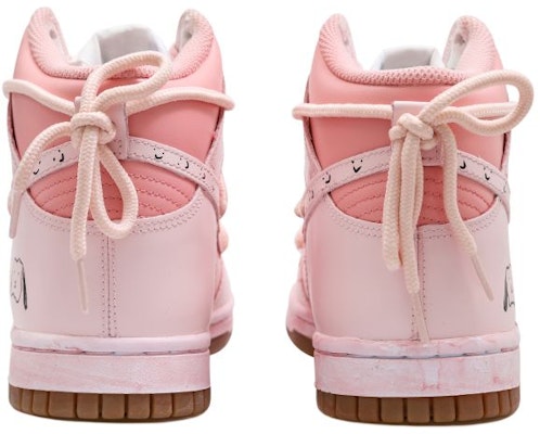 【訂製球鞋】 Nike Dunk High 小狗 笑臉 少女 漸變 做舊 高幫 板鞋 女款 粉色 Shop 【訂製球鞋】 Nike Dunk High 小狗 笑臉 少女 漸變 做舊 高幫 板鞋 女款 粉色