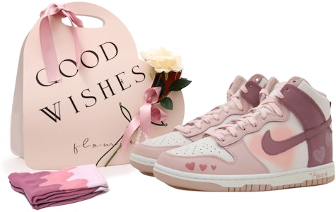 【訂製球鞋】 Nike Dunk 高筒 粉紅 OKHR 愛心漸變 老化褪色 復古 耐磨 低筒 休閒鞋 女款 白粉色 Buy 【訂製球鞋】 Nike Dunk 高筒 粉紅 OKHR 愛心漸變 老化褪色 復古 耐磨 低筒 休閒鞋 女款 白粉色