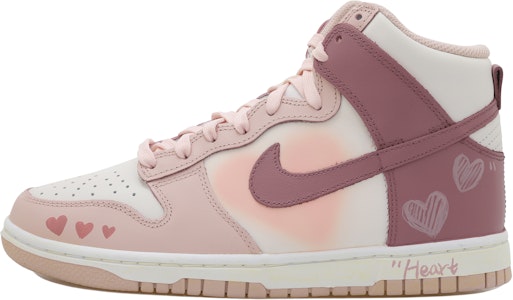 【訂製球鞋】 Nike Dunk 高筒 粉紅 OKHR 愛心漸變 老化褪色 復古 耐磨 低筒 休閒鞋 女款 白粉色 Order 【訂製球鞋】 Nike Dunk 高筒 粉紅 OKHR 愛心漸變 老化褪色 復古 耐磨 低筒 休閒鞋 女款 白粉色