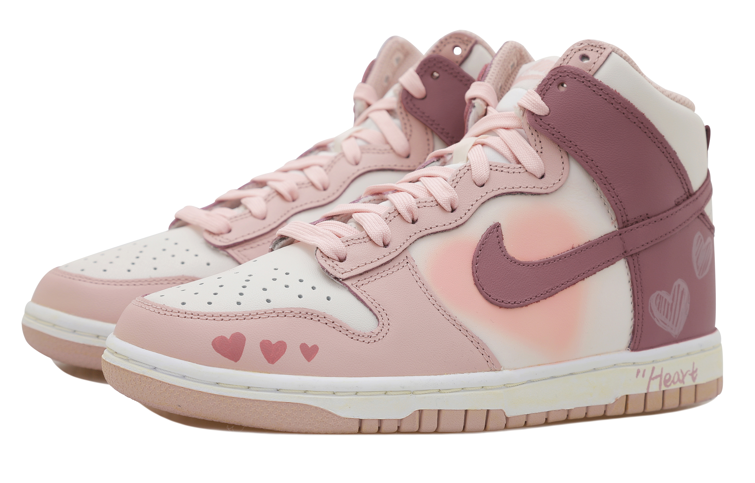 Shop (W) [Zapatillas Personalizadas] Nike Dunk High 'Corazón Rosa Tie-Dye' DD1869-003-465877