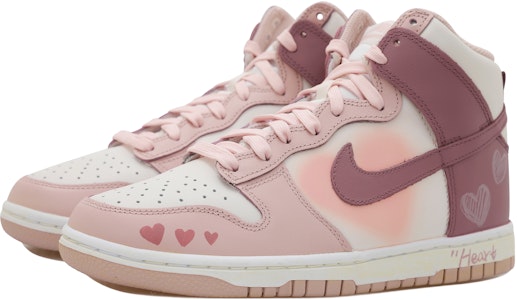 【訂製球鞋】 Nike Dunk 高筒 粉紅 OKHR 愛心漸變 老化褪色 復古 耐磨 低筒 休閒鞋 女款 白粉色 Shop 【訂製球鞋】 Nike Dunk 高筒 粉紅 OKHR 愛心漸變 老化褪色 復古 耐磨 低筒 休閒鞋 女款 白粉色