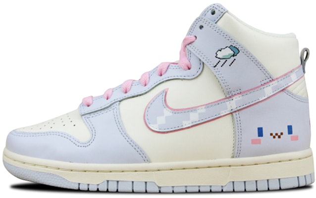【定製球鞋】Nike Dunk High 動漫主題定製 像素遊戲 三麗鷗 玉桂狗 防滑耐磨 高幫 板鞋 女款 粉紫 Buy 【定製球鞋】Nike Dunk High 動漫主題定製 像素遊戲 三麗鷗 玉桂狗 防滑耐磨 高幫 板鞋 女款 粉紫