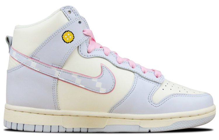 Order 【定製球鞋】Nike Dunk High 動漫主題定製 像素遊戲 三麗鷗 玉桂狗 防滑耐磨 高幫 板鞋 女款 粉紫