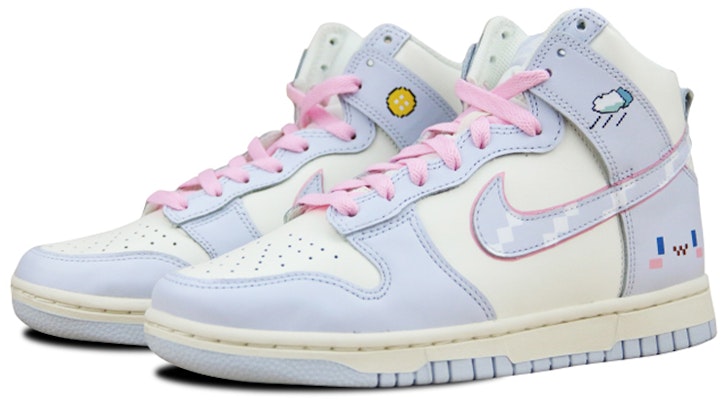 (W) Nike Dunk High Personalizadas "Pixel Cinnamoroll" DD1869-102(Team叁-女款手绘像素玉桂狗粉紫) Lookbook (W) Nike Dunk High Personalizadas "Pixel Cinnamoroll" DD1869-102(Team叁-女款手绘像素玉桂狗粉紫)