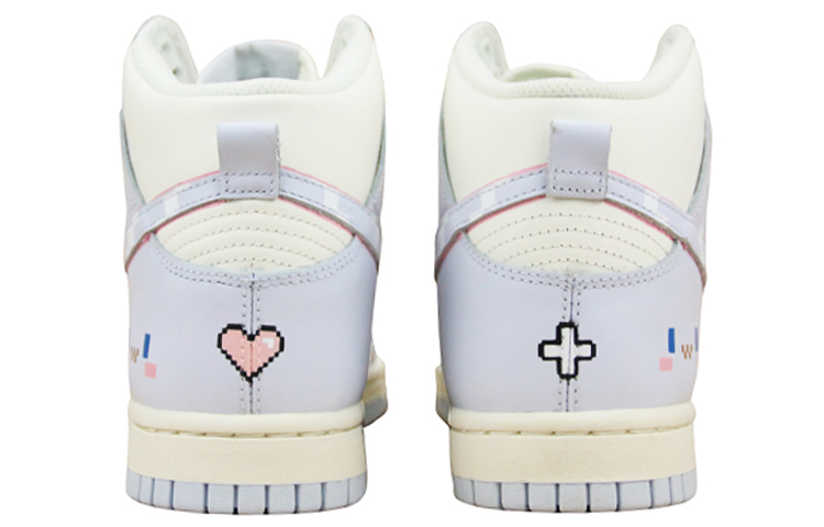 Shop 【定製球鞋】Nike Dunk High 動漫主題定製 像素遊戲 三麗鷗 玉桂狗 防滑耐磨 高幫 板鞋 女款 粉紫