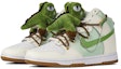 Lookbook 【訂製球鞋】Nike Dunk High 推薦 噴繪 情人節禮物 小恐龍 卡通 高幫 板鞋 女款 白綠
