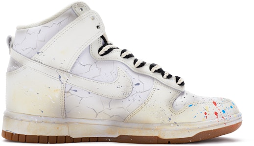 (W) ナイキ ダンク HIGH "廃墟白灰" (カスタム) DD1869-109(TeamR-女款梦裂白灰) Order (W) ナイキ ダンク HIGH "廃墟白灰" (カスタム) DD1869-109(TeamR-女款梦裂白灰)