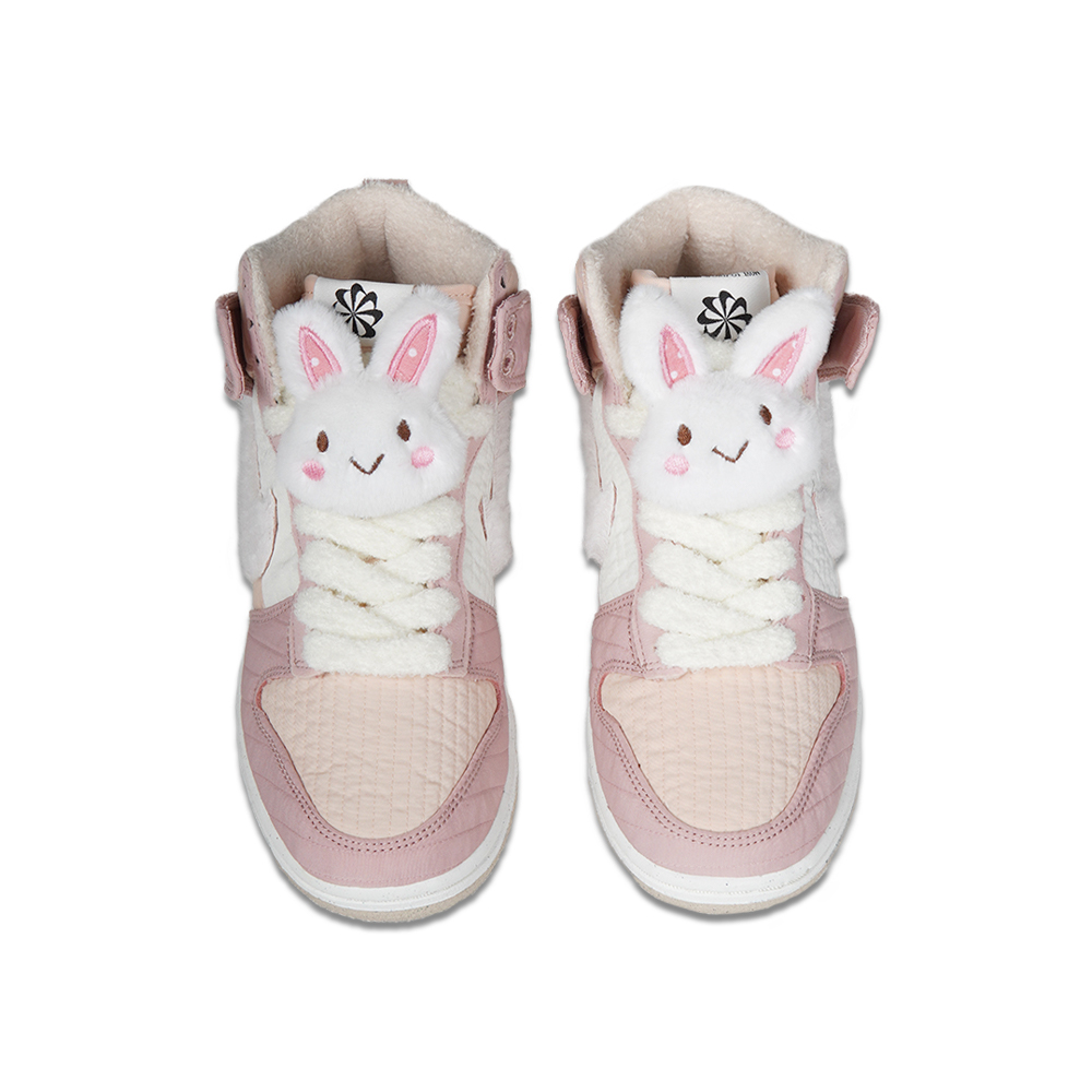 Shop (W) [Zapatos Personalizados] Nike Dunk High LX 'Conejito Rosado de Felpa' DN9909-200(TeamP-高帮兔爪）