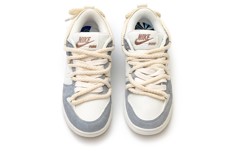 Shop (W) [定制鞋] 耐克Dunk低帮2 '淡象牙色' DH4402-100(Team15-失眠小羊QD)