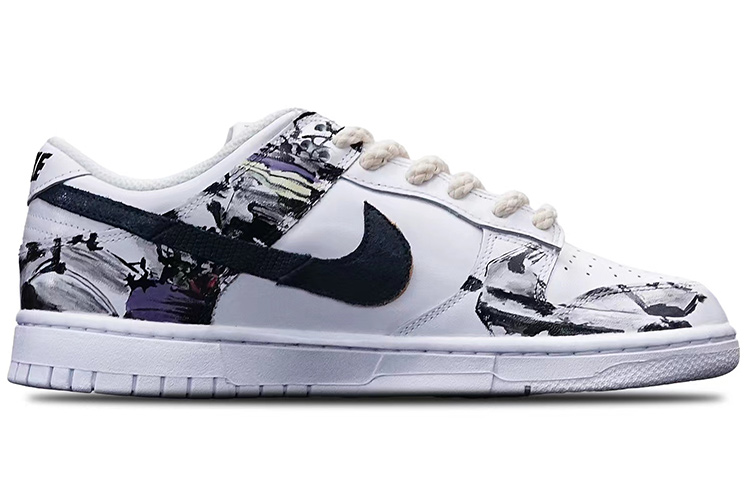 Order (W) 나이키 덩크 로우 '추상 예술 동물 프린트' (43 characters) DD7099-100(Teamone-女款抽象艺术红黄黑)