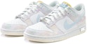 Lookbook 【定製球鞋】Nike Dunk Low abyblue腰果花 特殊禮盒 清新俐落 防滑耐磨 低筒 賽板鞋 女款 粉藍