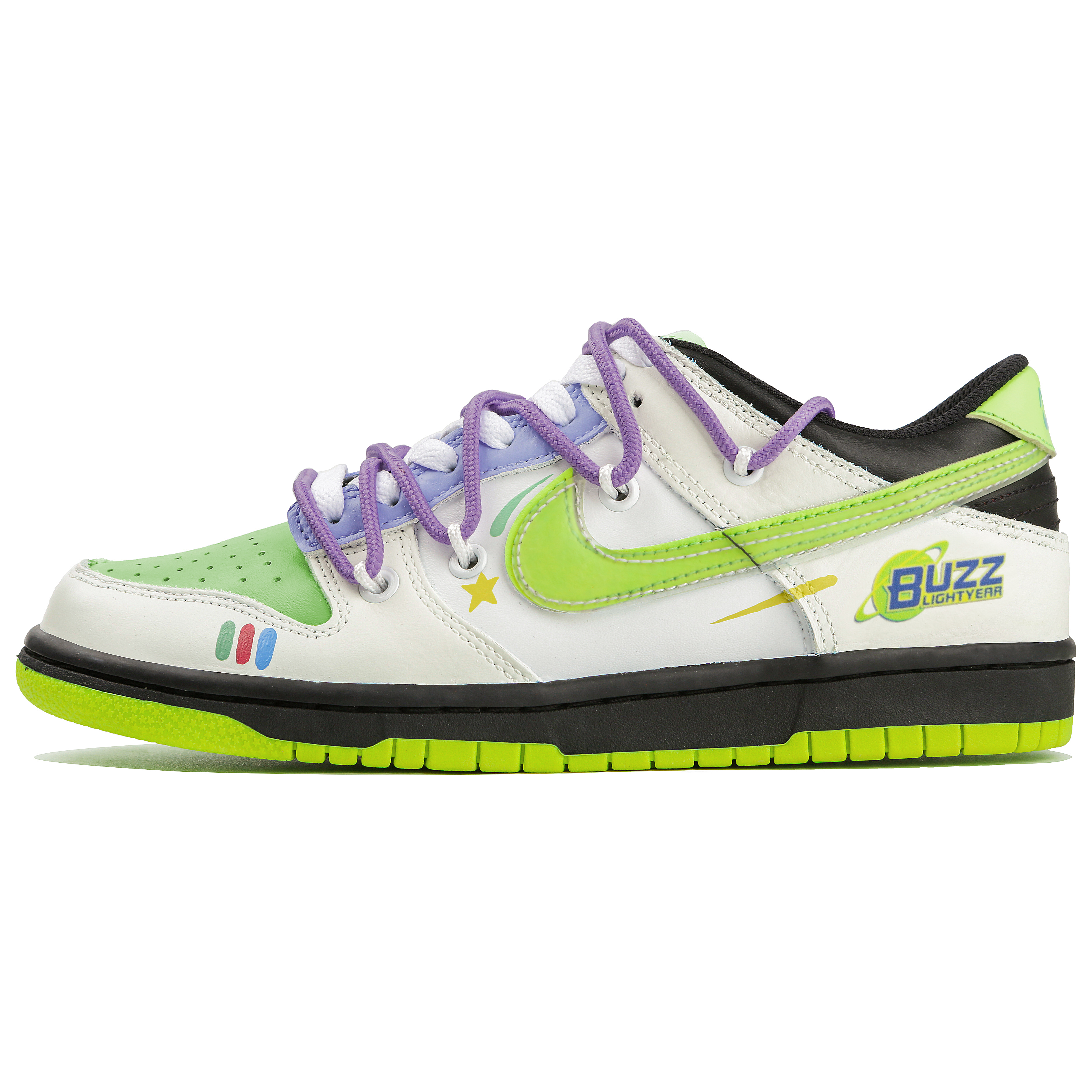 Buy (W) [定制鞋款] 耐克Dunk Low '酸洗宇宙' DV1694-900(Team4-女款飞越宇宙)