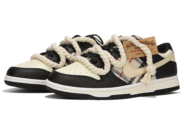 Lookbook (W) [Sepatu Kustom] Nike Dunk Low 'Aged Panda' CW1590-100(Team82-女款苏格兰做旧熊猫)