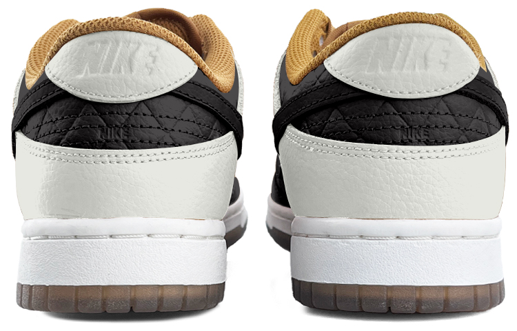 Shop 【訂製球鞋】Nike Dunk Low 杏仁黑松露 拼色 復古 小眾 解構鞋帶 經典休閒 防滑耐磨 低筒 滑板鞋 女款 灰黑