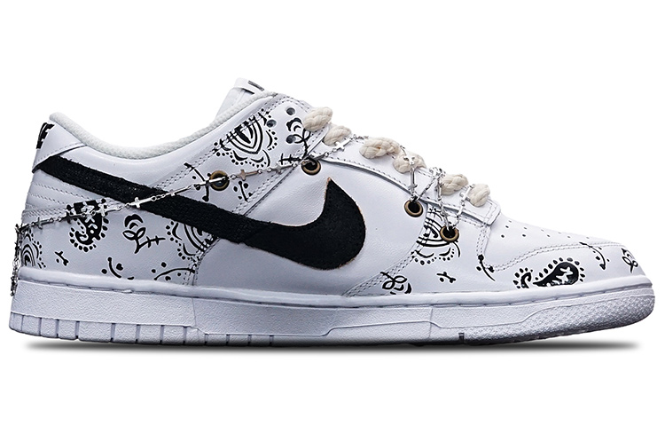 Order (W) 나이키 덩크 로우 '애니멀 프린트 디컨스트럭티드' DD7099-100(TeamT-女款解构腰果花白黑)