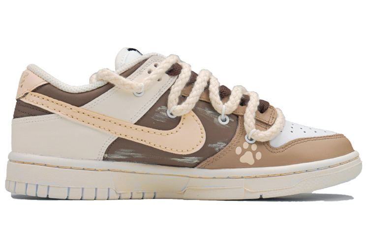 Order (W) [定制鞋] 耐克 Dunk Low '动物印花棕色' DD7099-100(Team27-女款小熊饼干摩卡棕)