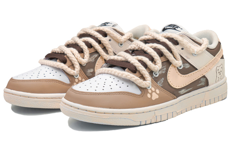 Lookbook (W) [定制鞋] 耐克 Dunk Low '动物印花棕色' DD7099-100(Team27-女款小熊饼干摩卡棕)