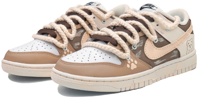 (W) 나만의 동물 무늬 브로운 나이키 덩크 로우 (50 characters) DD7099-100(Team27-女款小熊饼干摩卡棕) Lookbook (W) 나만의 동물 무늬 브로운 나이키 덩크 로우 (50 characters) DD7099-100(Team27-女款小熊饼干摩卡棕)