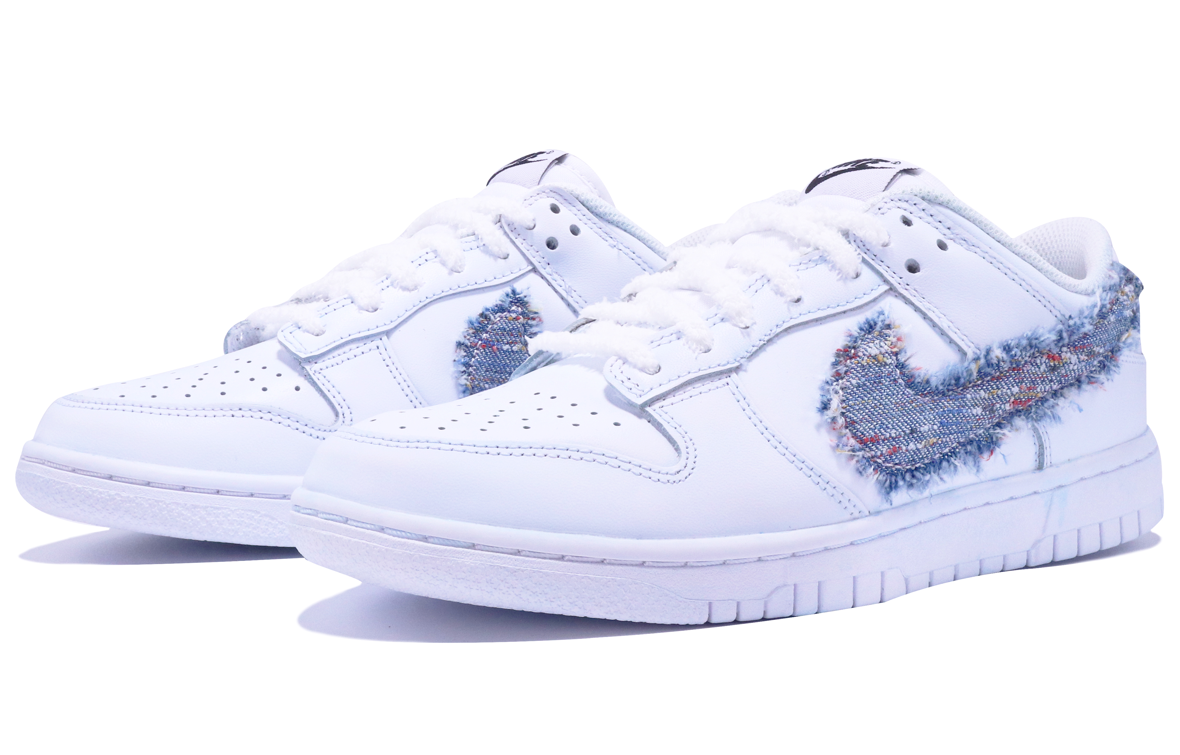 Lookbook (W) 나이키 덩크 로우 '애니멀 블루화이트' (커스텀) DD7099-100(TeamTen-女款DK复古蓝钩)