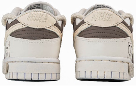 【客製化球鞋】Nike Dunk Low 動物紋 小熊餅乾 卡通 可愛 解構鞋帶 甜酷風 禮物 低筒 板鞋 女款 摩卡棕 Shop 【客製化球鞋】Nike Dunk Low 動物紋 小熊餅乾 卡通 可愛 解構鞋帶 甜酷風 禮物 低筒 板鞋 女款 摩卡棕
