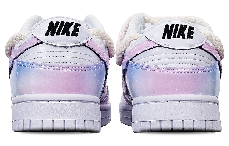 Shop (W) 나이키 덩크 로우 '애니멀 블루핑크 그라데이션' (커스텀) DD7099-100(TeamT-女款爱心猫爪S-BOX)