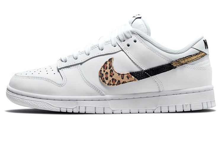 Sizing (W) [Zapatos Personalizados] Nike Dunk Low 'Estampado Animal' DD7099-100(Team拾肆-女款做旧米QD)