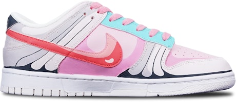 【定制球鞋】Nike Dunk Low 動漫主題 巴大蝶 復古休閒 低幫 板鞋 女款 紅綠灰 限量特殊鞋盒 Order 【定制球鞋】Nike Dunk Low 動漫主題 巴大蝶 復古休閒 低幫 板鞋 女款 紅綠灰 限量特殊鞋盒