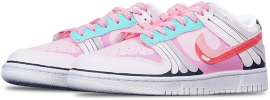 【定制球鞋】Nike Dunk Low 動漫主題 巴大蝶 復古休閒 低幫 板鞋 女款 紅綠灰 限量特殊鞋盒 Lookbook 【定制球鞋】Nike Dunk Low 動漫主題 巴大蝶 復古休閒 低幫 板鞋 女款 紅綠灰 限量特殊鞋盒