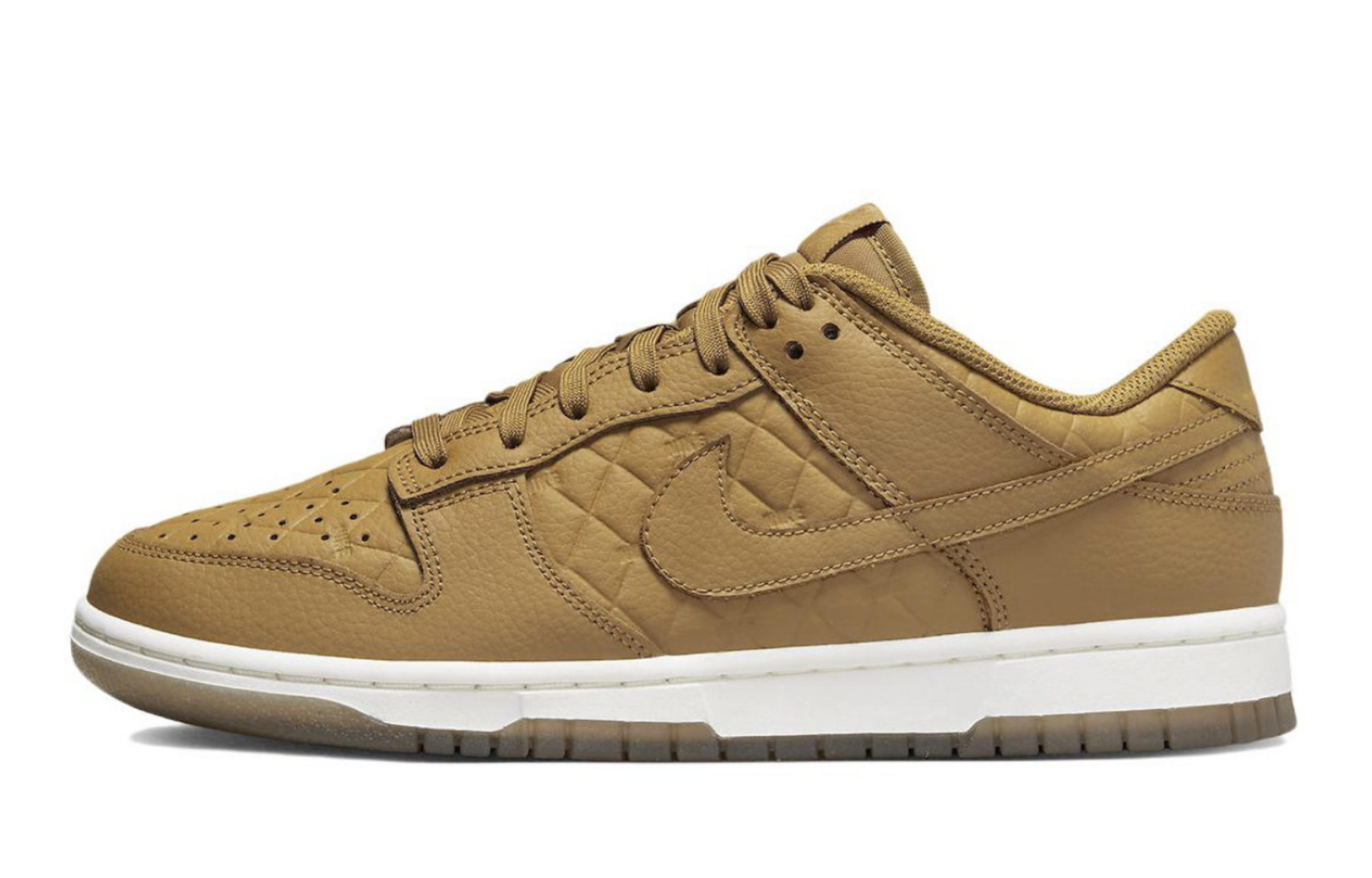 Purchase 【定製球鞋】Nike Dunk Low 菱格 宇航員 百搭 高級感 低幫 板鞋 女款 白