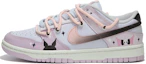 Buy 【客製化球鞋】Nike Dunk Low "Atmosphere Pink" 卡通 可愛 粉黑漸變 低筒 滑板鞋 女款 粉紫