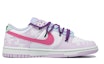 Order (W) Nike Dunk Low "Atmósfera Rosa" Personalizadas Da Vinci DD1503-001(TeamM-女款粉红动物园粉红紫白)