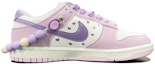Order 【定制球鞋】 Nike Dunk Low Atmosphere Pink 漸變鞋帶 糖果小熊 手繪 復古 低幫 板鞋 女款 白紫