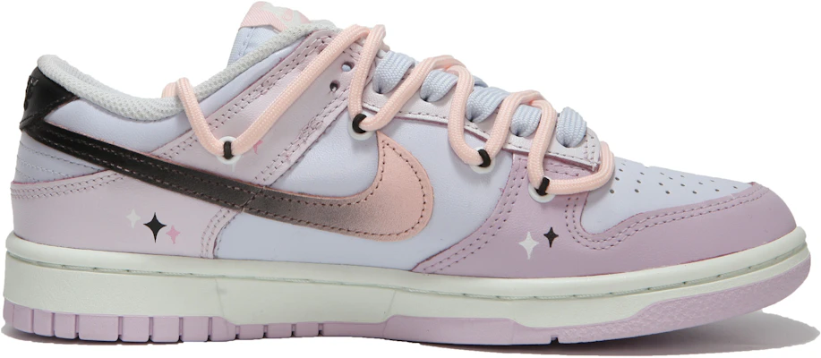 【客製化球鞋】Nike Dunk Low "Atmosphere Pink" 卡通 可愛 粉黑漸變 低筒 滑板鞋 女款 粉紫 Order 【客製化球鞋】Nike Dunk Low "Atmosphere Pink" 卡通 可愛 粉黑漸變 低筒 滑板鞋 女款 粉紫