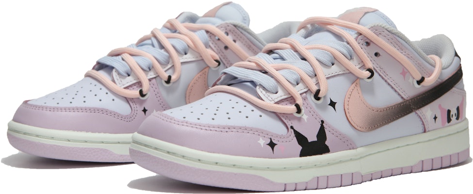 【客製化球鞋】Nike Dunk Low "Atmosphere Pink" 卡通 可愛 粉黑漸變 低筒 滑板鞋 女款 粉紫 Lookbook 【客製化球鞋】Nike Dunk Low "Atmosphere Pink" 卡通 可愛 粉黑漸變 低筒 滑板鞋 女款 粉紫