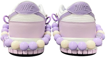 【定制球鞋】 Nike Dunk Low Atmosphere Pink 漸變鞋帶 糖果小熊 手繪 復古 低幫 板鞋 女款 白紫 Shop 【定制球鞋】 Nike Dunk Low Atmosphere Pink 漸變鞋帶 糖果小熊 手繪 復古 低幫 板鞋 女款 白紫