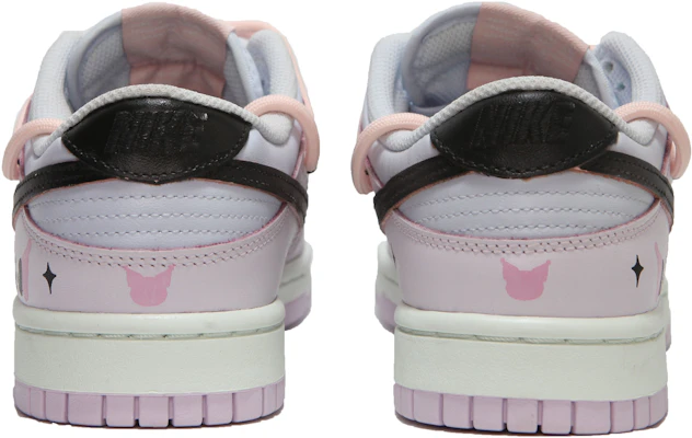 【客製化球鞋】Nike Dunk Low "Atmosphere Pink" 卡通 可愛 粉黑漸變 低筒 滑板鞋 女款 粉紫 Shop 【客製化球鞋】Nike Dunk Low "Atmosphere Pink" 卡通 可愛 粉黑漸變 低筒 滑板鞋 女款 粉紫