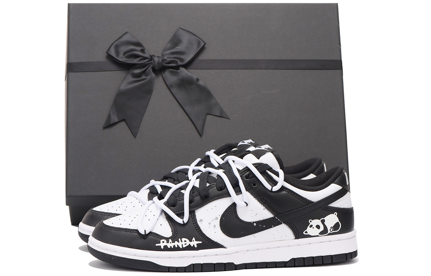 Buy (W) [Sneakers Kustom] Nike Dunk Low 'Autumn Chestnut Panda' CW1590-100-466548