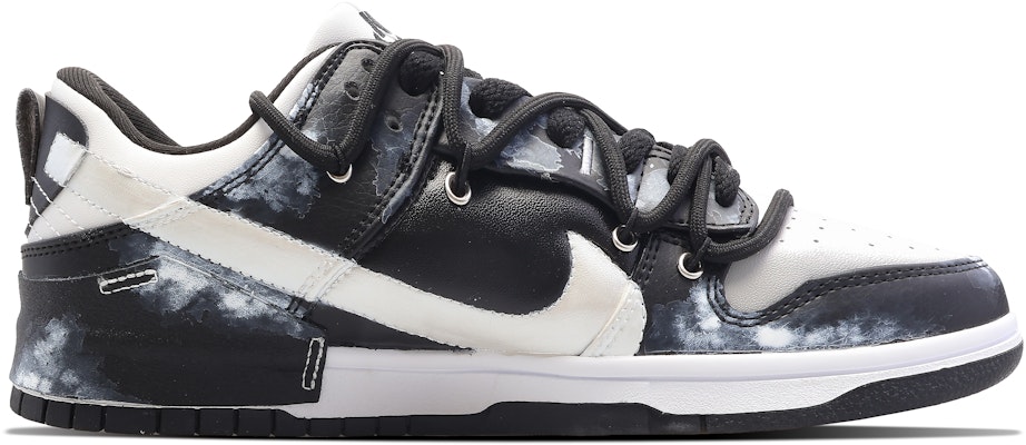 【定制球鞋】 Nike Dunk Low 月初暮雲 秋日果果 preppy 簡約 暈染 簡約 防滑 低筒 板鞋 女款 黑白 Lookbook 【定制球鞋】 Nike Dunk Low 月初暮雲 秋日果果 preppy 簡約 暈染 簡約 防滑 低筒 板鞋 女款 黑白