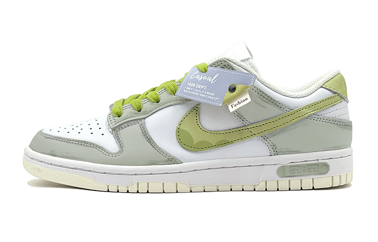 Buy (W) [Sepatu Kustom] Nike Dunk Low 'Avocado Cake - Hijau Putih' DD1503-121(TeamS-抹茶绿时尚印标)