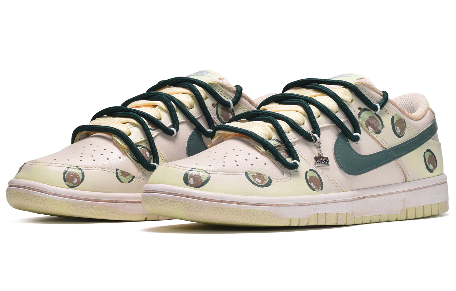 Lookbook (W) [Kasut Custom] Nike Dunk Rendah 'Avocado Dopamine' DD1503-600(TeamE-女款牛油果粉绿)