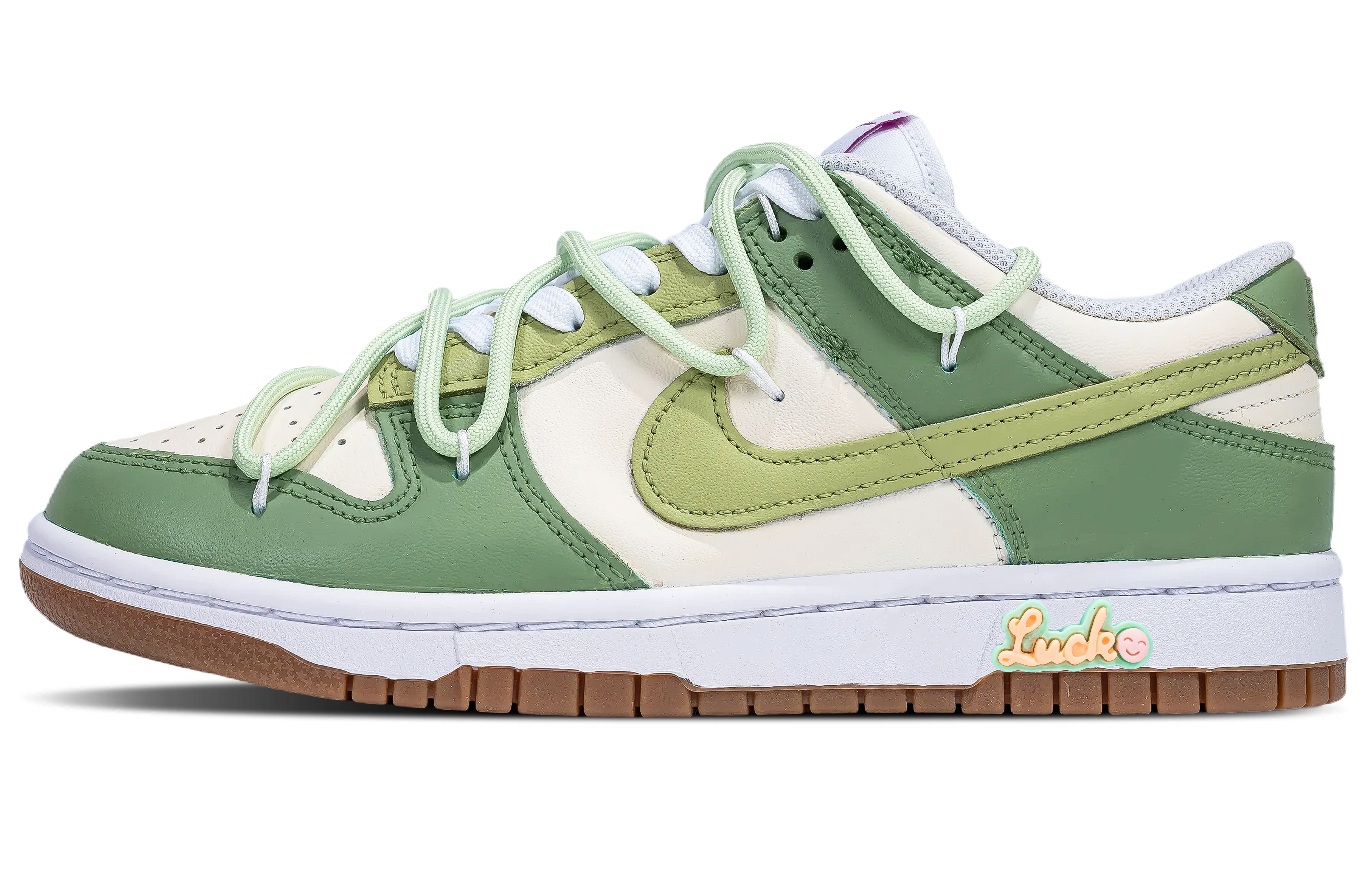 Buy (W) [Sepatu Custom] Nike Dunk Low 'Hijau Alpukat' FB7173-131(Team拾陆-女款牛油果绿)