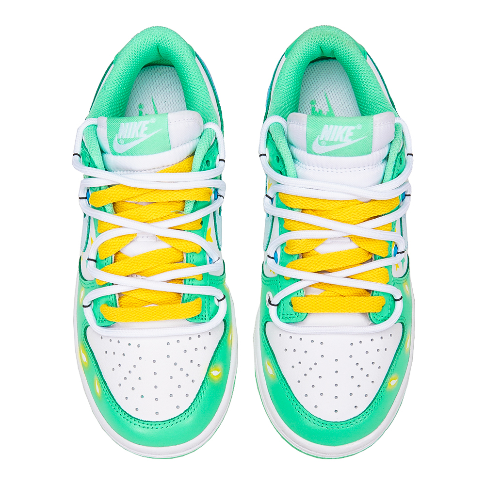 Shop (W) [Sneakers Kustom] Nike Dunk Low 'Avocado Soda Hijau Deconstructed Bintang' DD1503-105(Teamp-汽水绿星星）